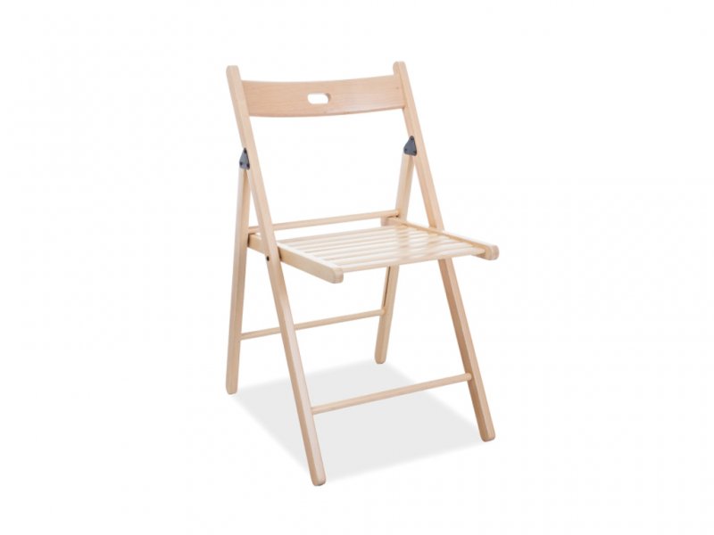 Dřevěná skládací židle BRENDA - natural
